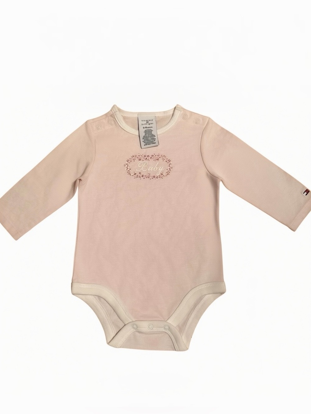 Tommy Hilfiger Baby Girls Bodysuit 3-6 Months Pink
Baby Cotton Long Sleeve